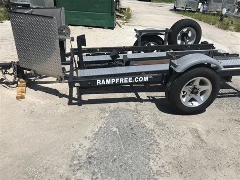 6x12 conversion. . Used rampfree motorcycle trailer for sale near me